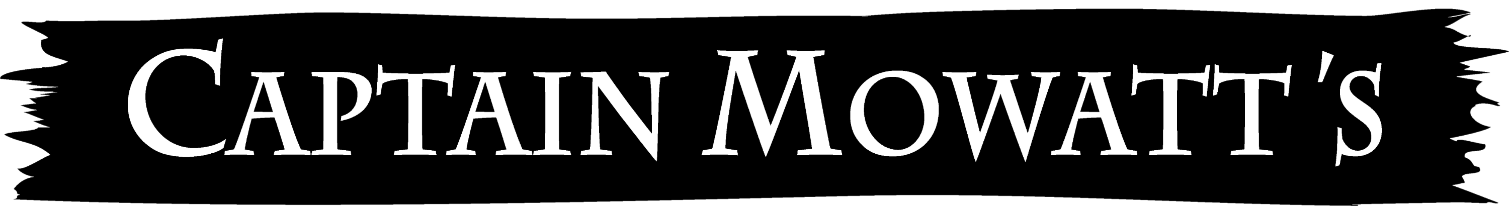 Text 'Captain Mowatt's' in a black rectangular banner with white lettering.