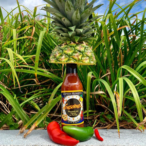 The best hot sauce. The most popular hot sauce.  Pineapple and papaya hot sauce, the best